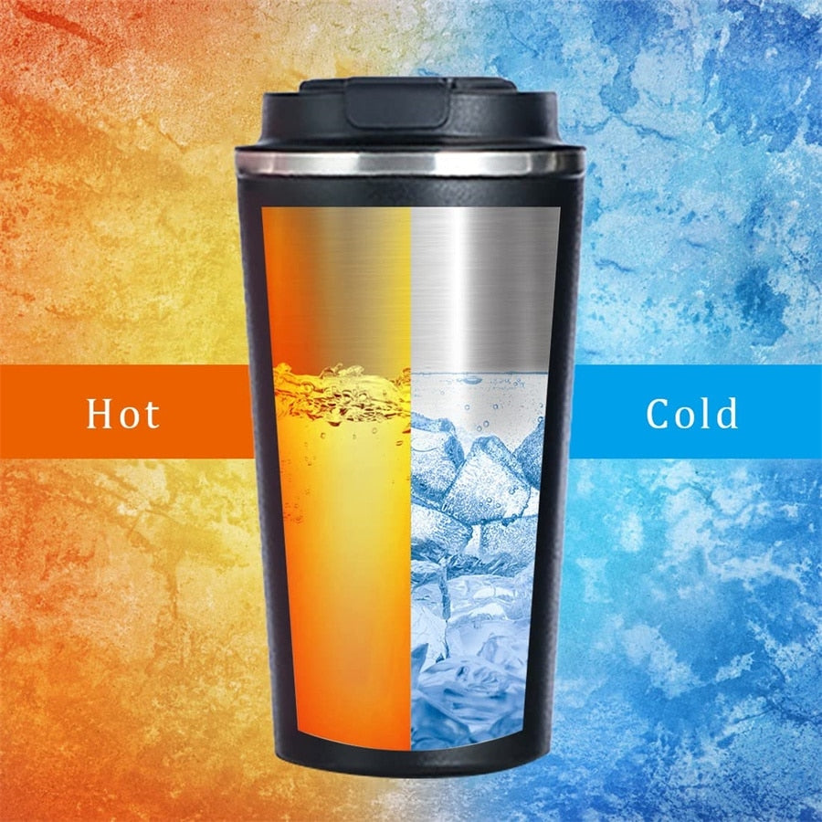 intelligenter Temperaturanzeige Tragbarer Reisebecher 380 ml 510 ml