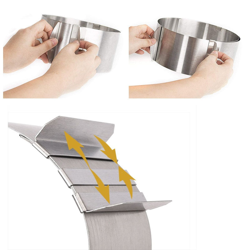 Einstellbare Runde Kuchen Ring