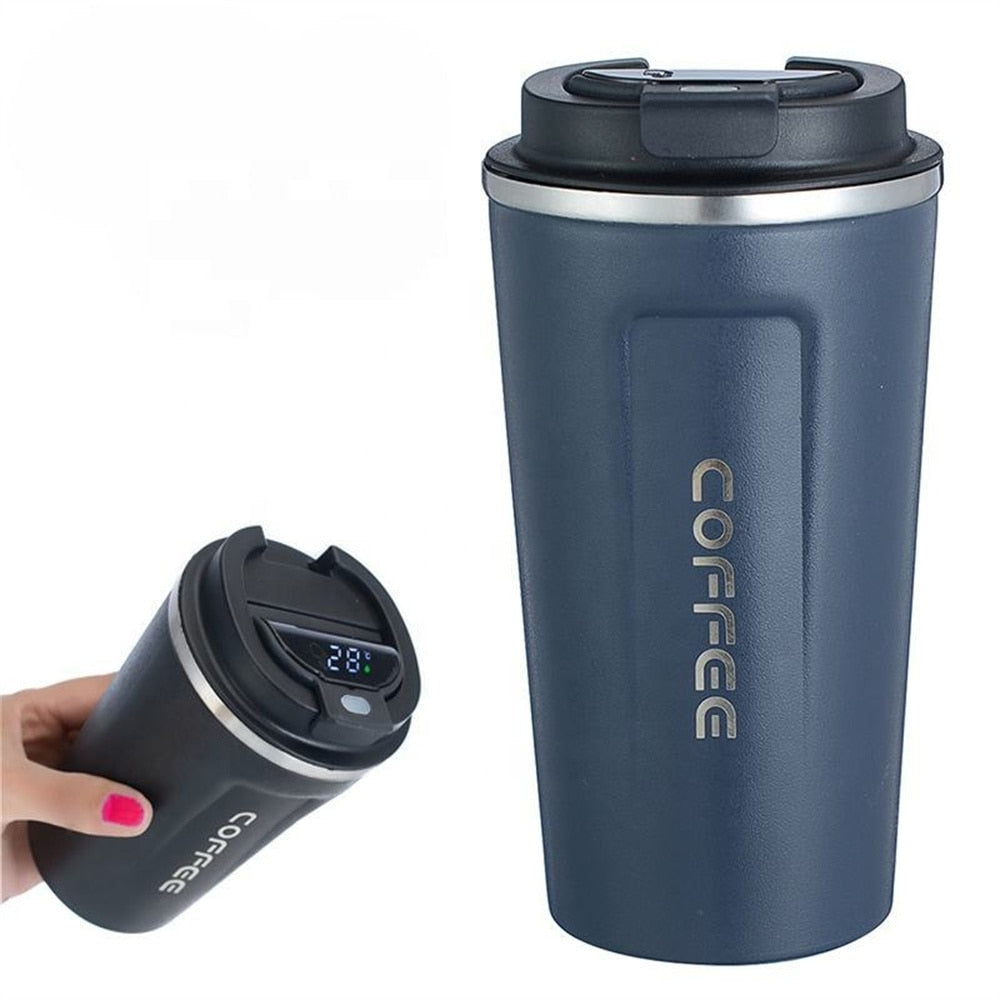 intelligenter Temperaturanzeige Tragbarer Reisebecher 380 ml 510 ml